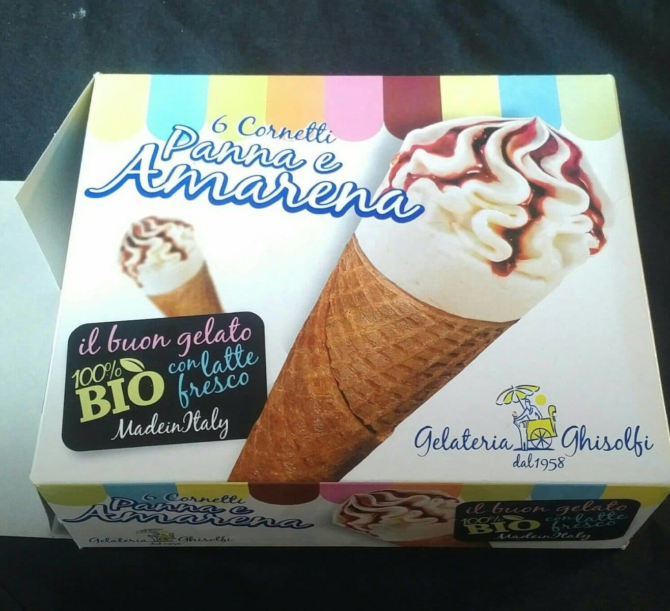 Open Food Facts Panna e amarena packshot