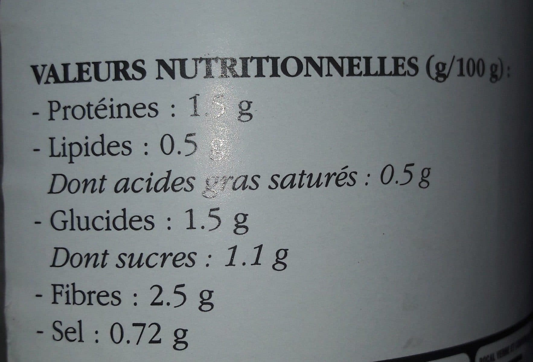 Open Food Facts Haricots Verts Extra Fin Net Egoutte 345g packshot