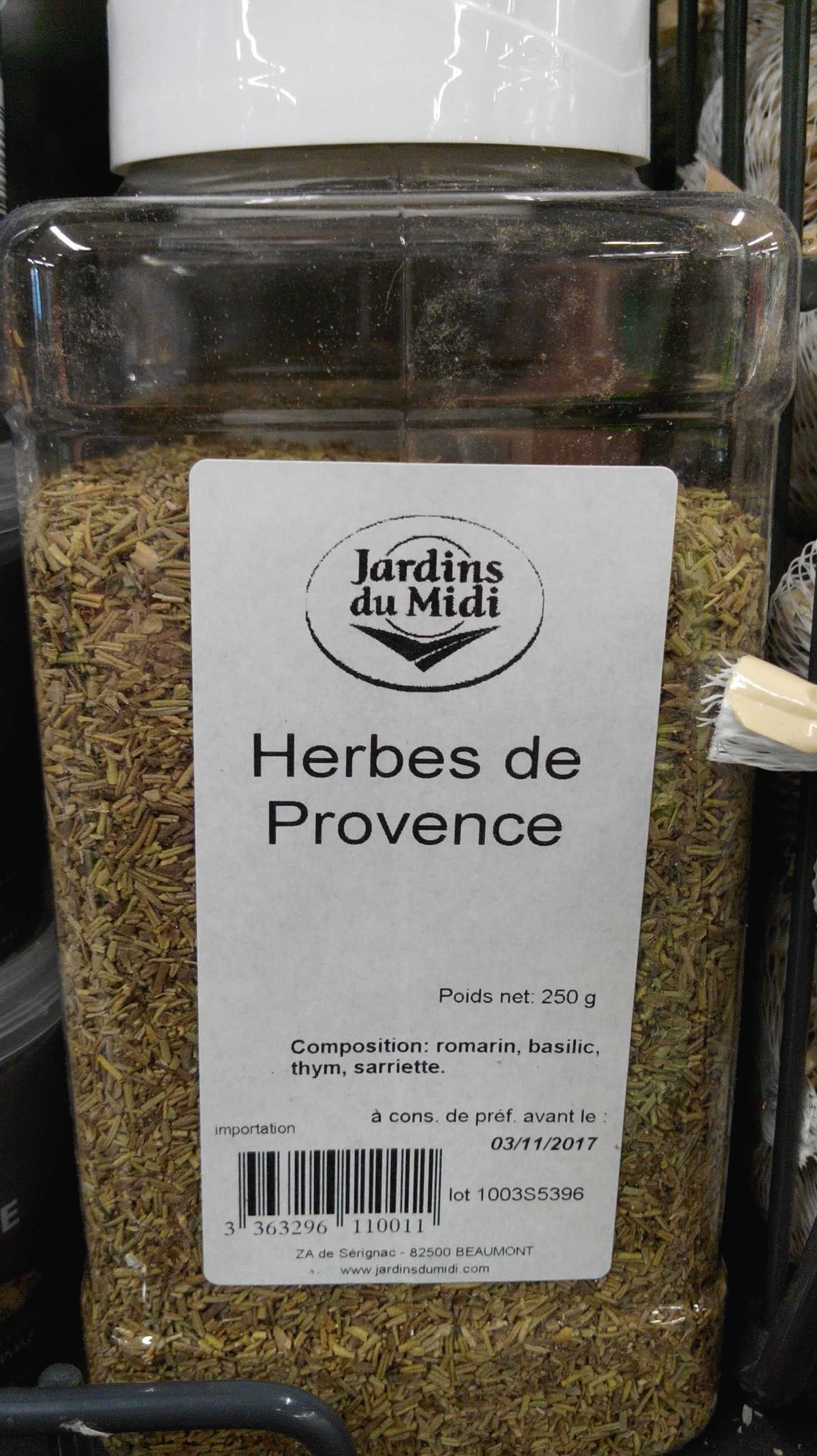 Jardins du Midi Herbes de Provence packshot