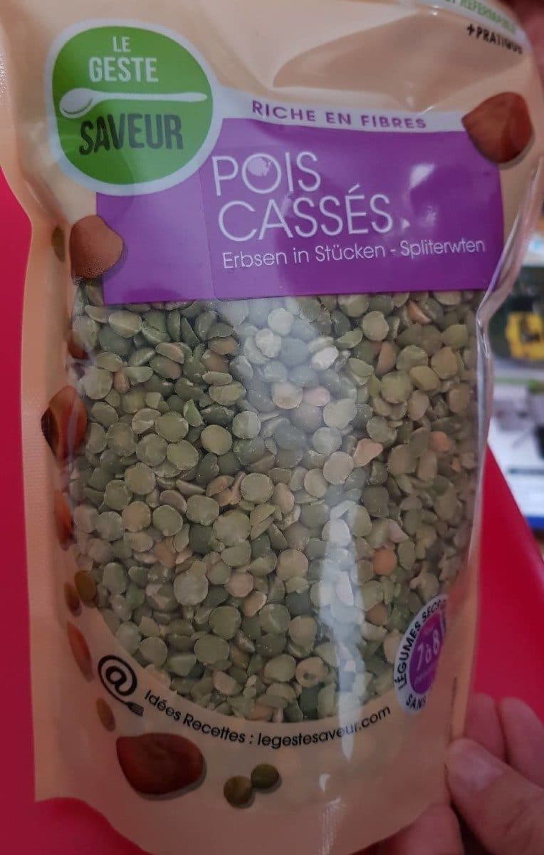 Le Geste Saveur Pois cassés packshot