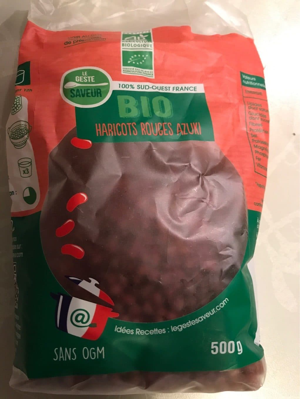 Jardins Du Midi Haricots rouges Azuki packshot