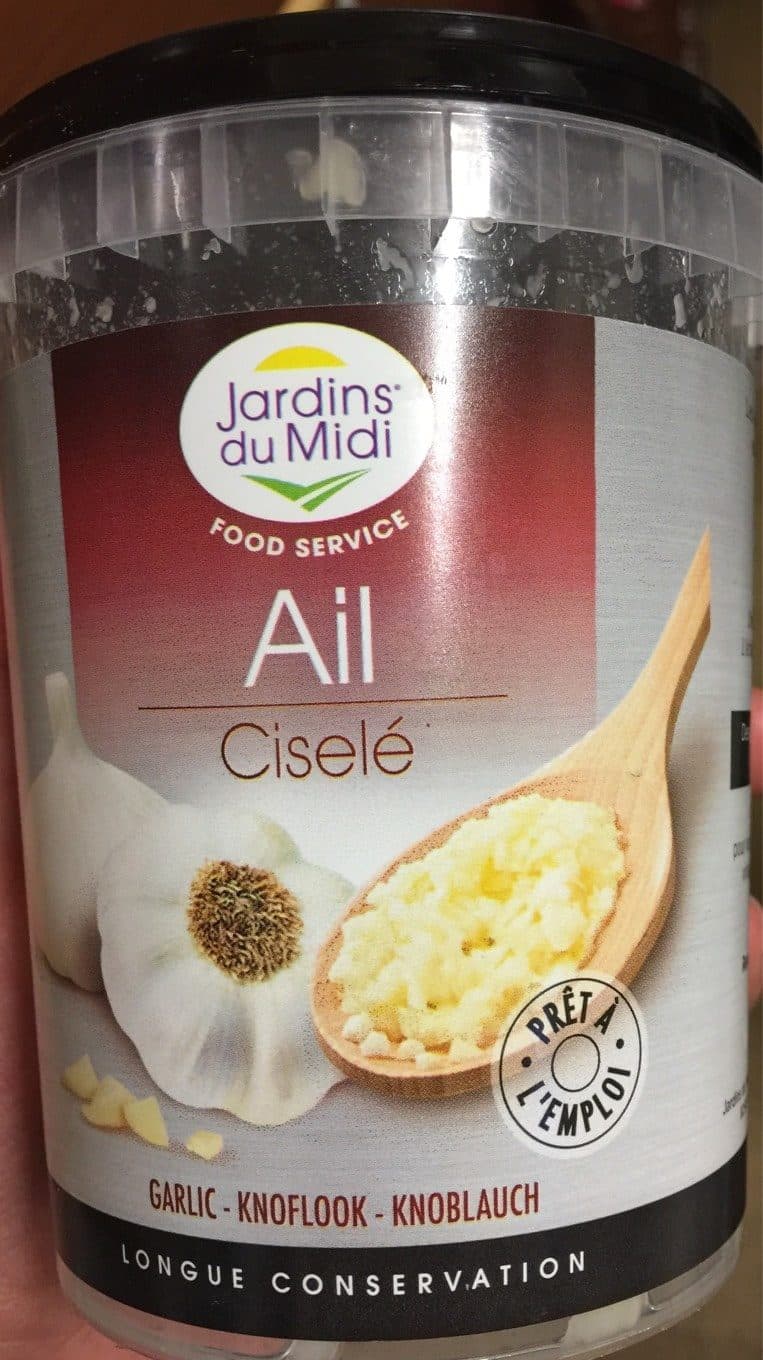 Jardins Du Midi Morceaux Et Purée D'ail packshot