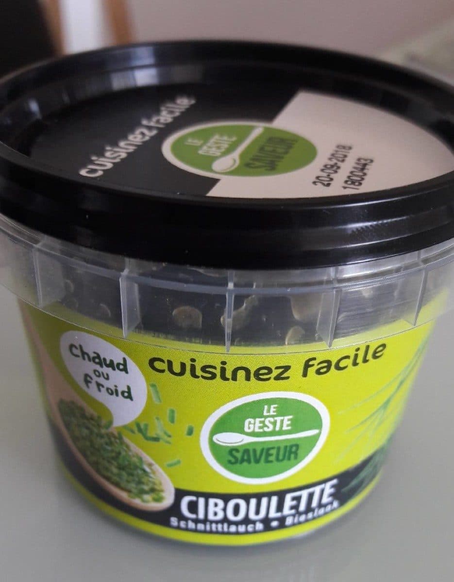 Le Geste Saveur Ciboulette packshot