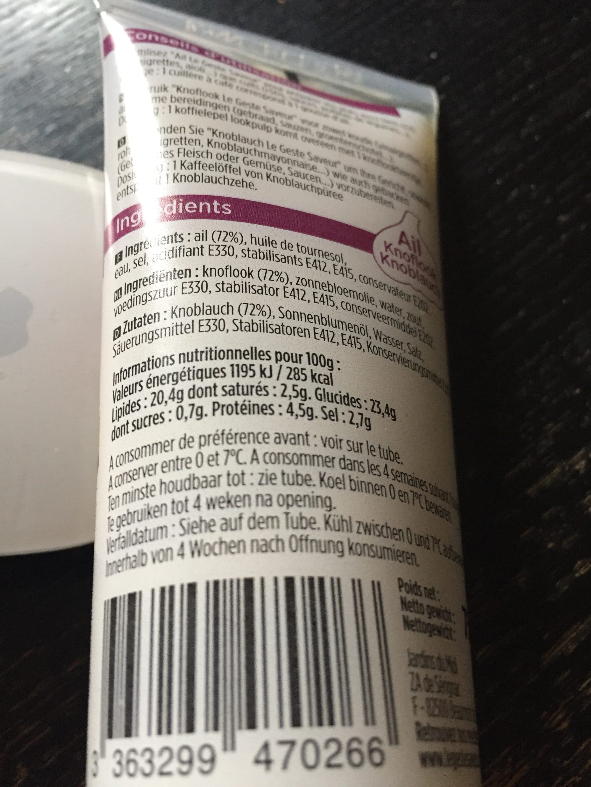 Le Geste Saveur Ail pret a cuisiner packshot