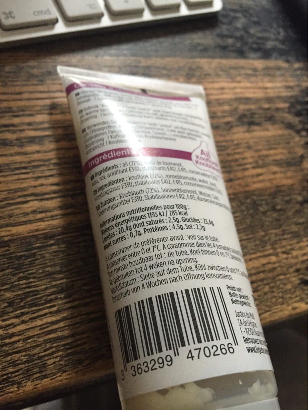 Le Geste Saveur Ail pret a cuisiner packshot