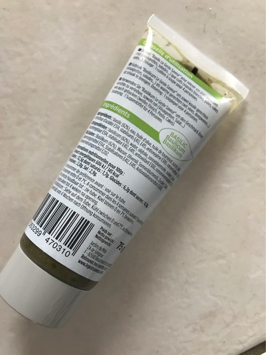 Le Geste Saveur Basilic packshot