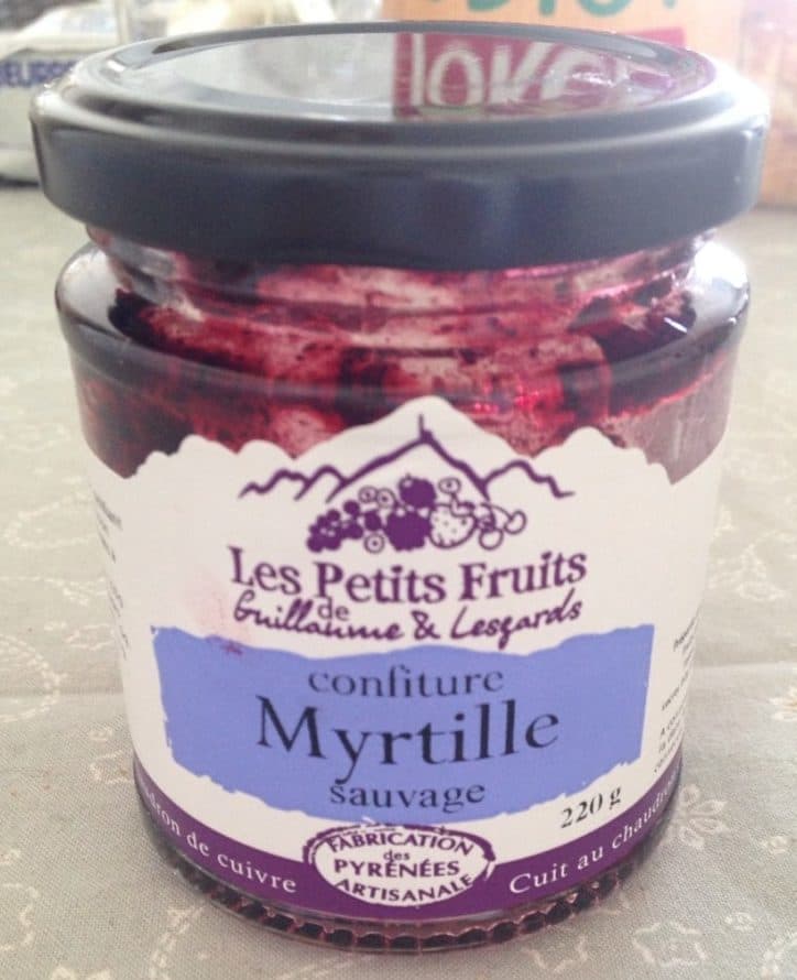Les Petits Fruits Confiture myrtille sauvage packshot