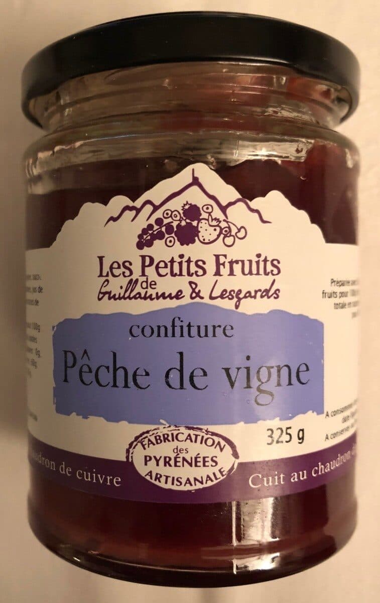 Les Petits Fruits Confiture Peche de vigne packshot