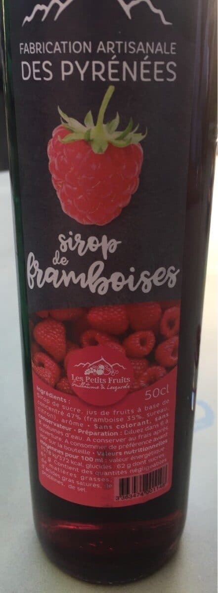 Open Food Facts Sirop de framboise packshot