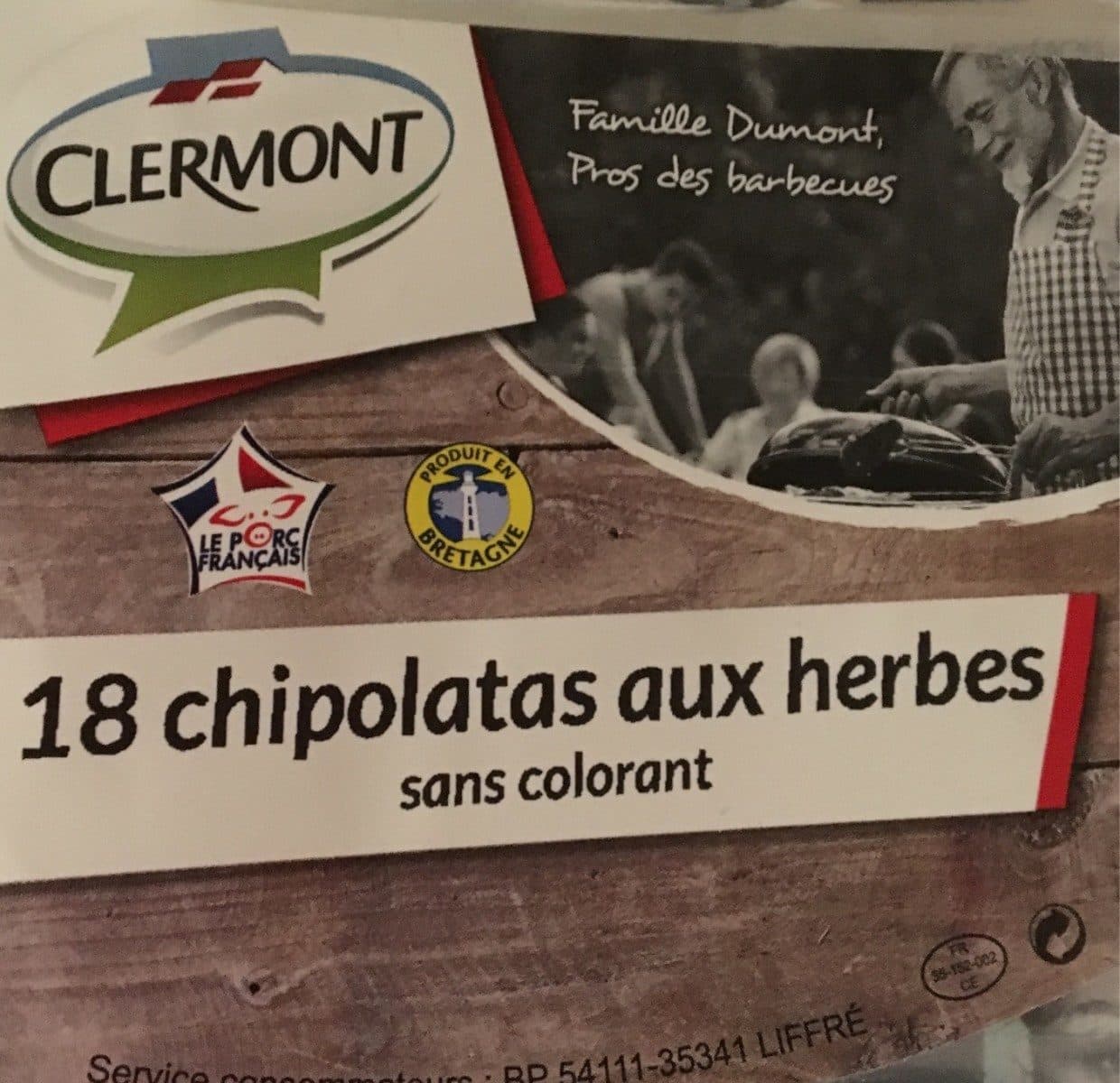 Clermont Chipos Aux Herbes Sans Colorant Et Au Sel De Guerande packshot