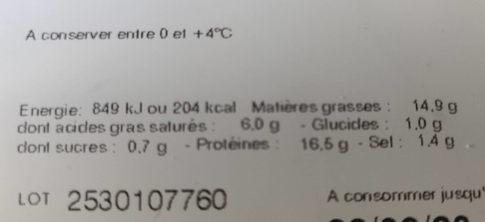 Clermont Saucisse Brasse à l'ancienne packshot
