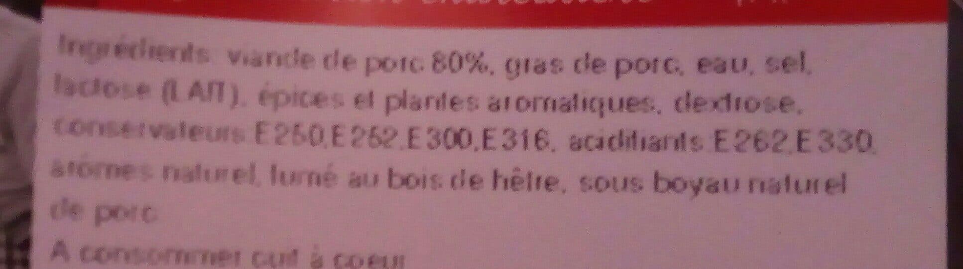 Clermont Saucisses fumees packshot