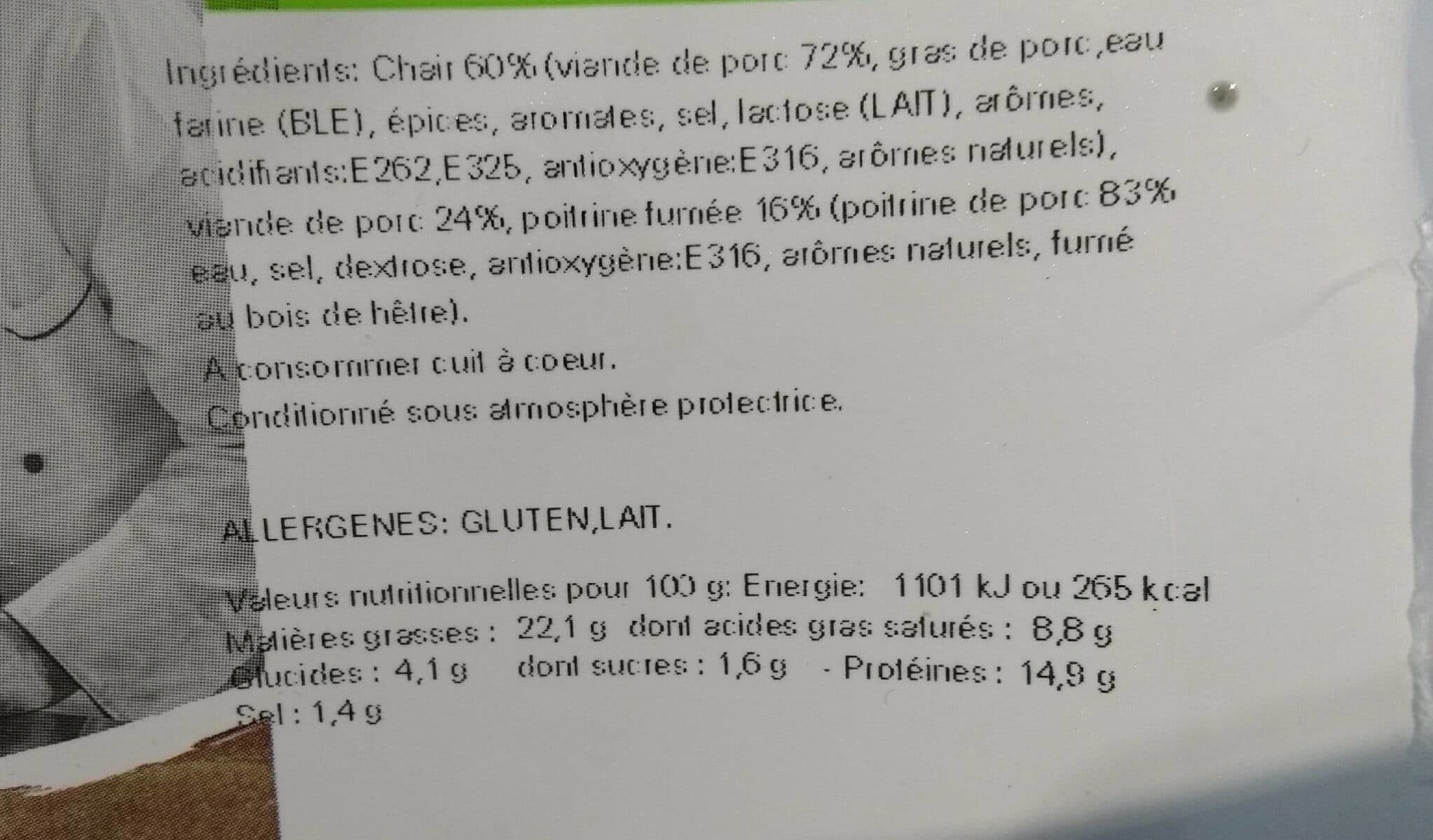 Clermont 9 paupiettes de porc packshot