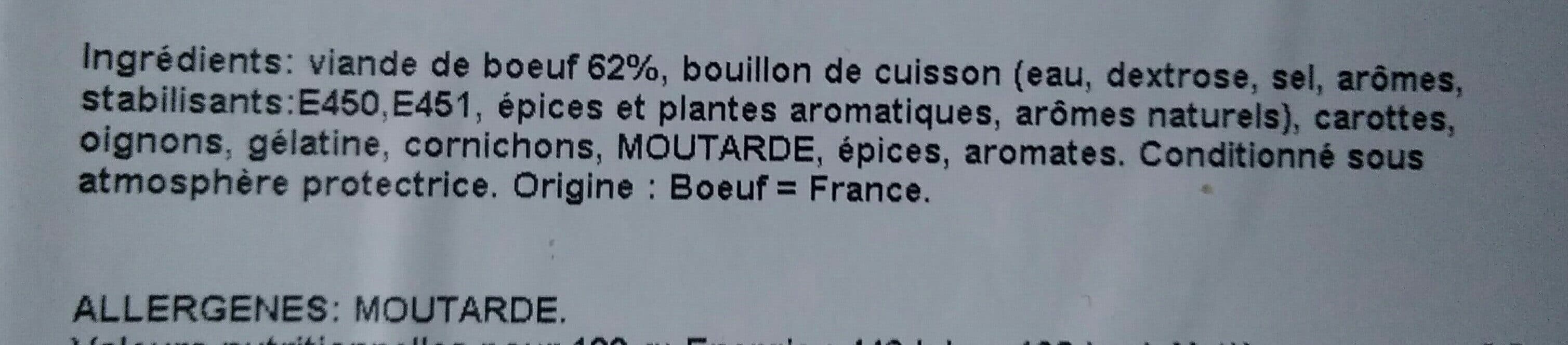 Clermont Bœuf Cuit packshot
