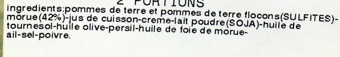 Flavourin brandade parmentière gourmande 42% morue packshot