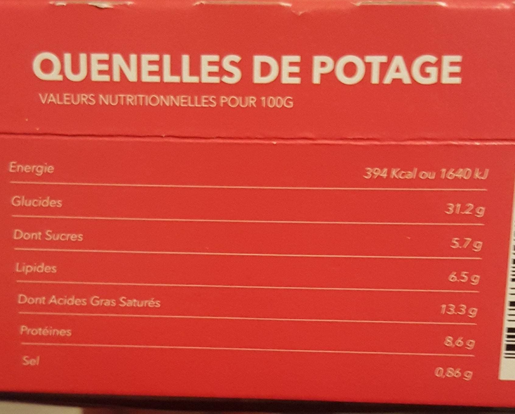 Le Tripier Alsacien Quenelles de potage packshot
