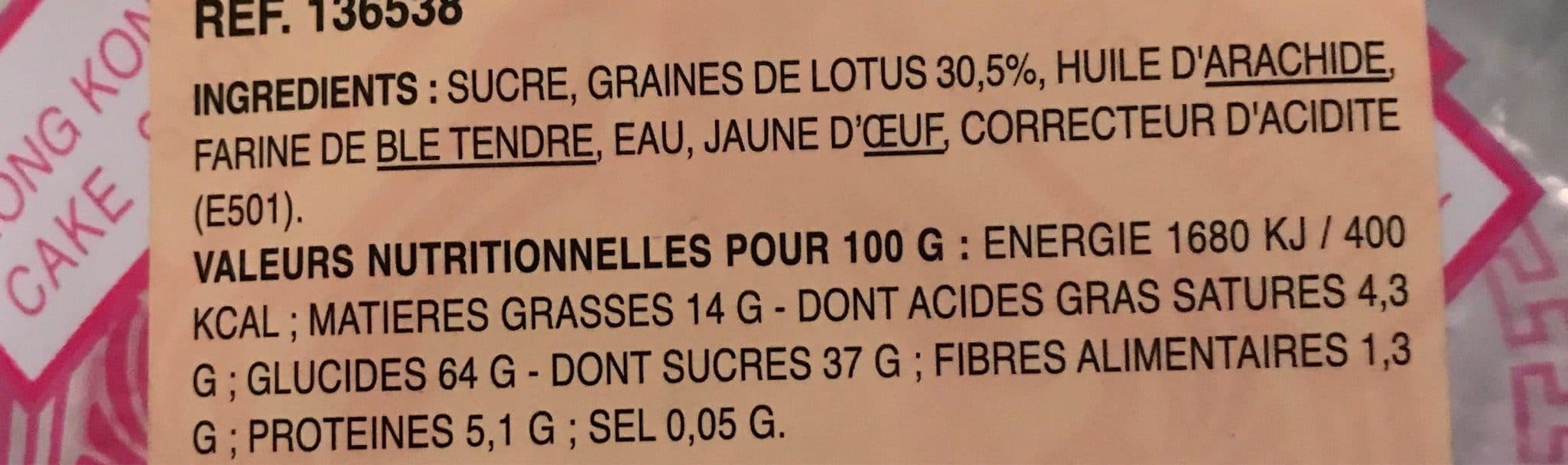 Wing Wah Gateau de lune aux graines de lotus packshot