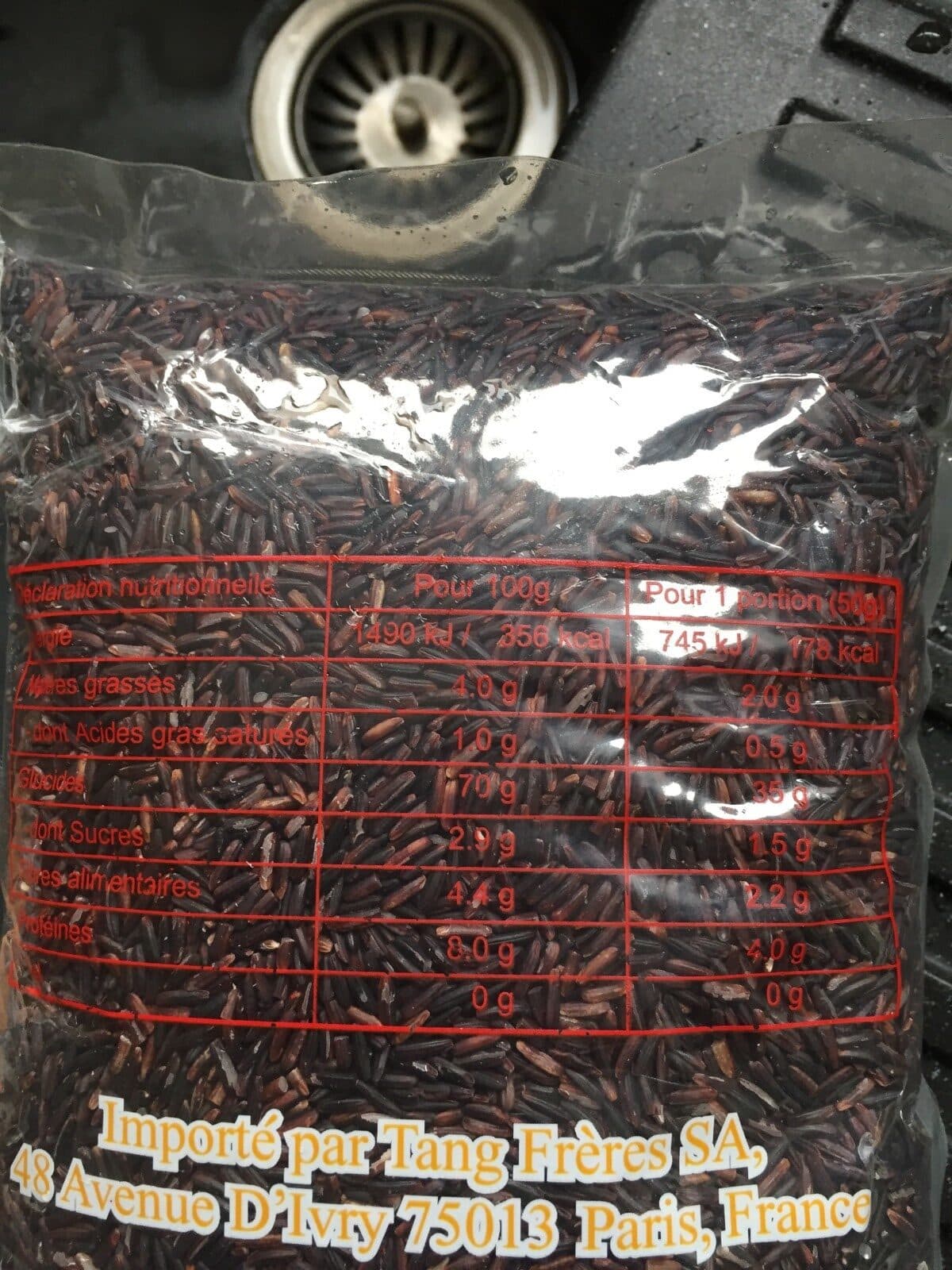 Open Food Facts Riz noir Cargo packshot