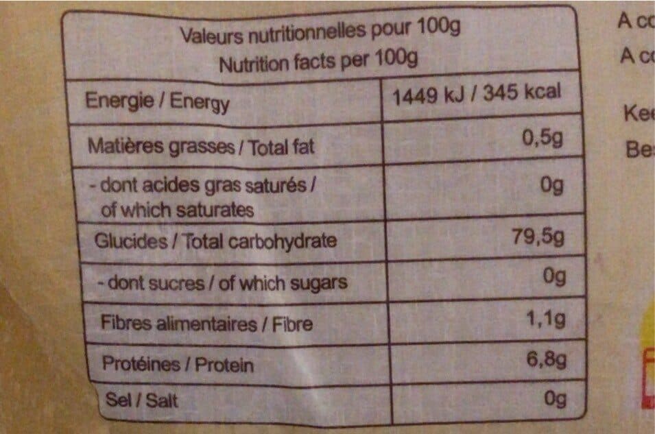Open Food Facts Riz parfumé Jasmin rice packshot