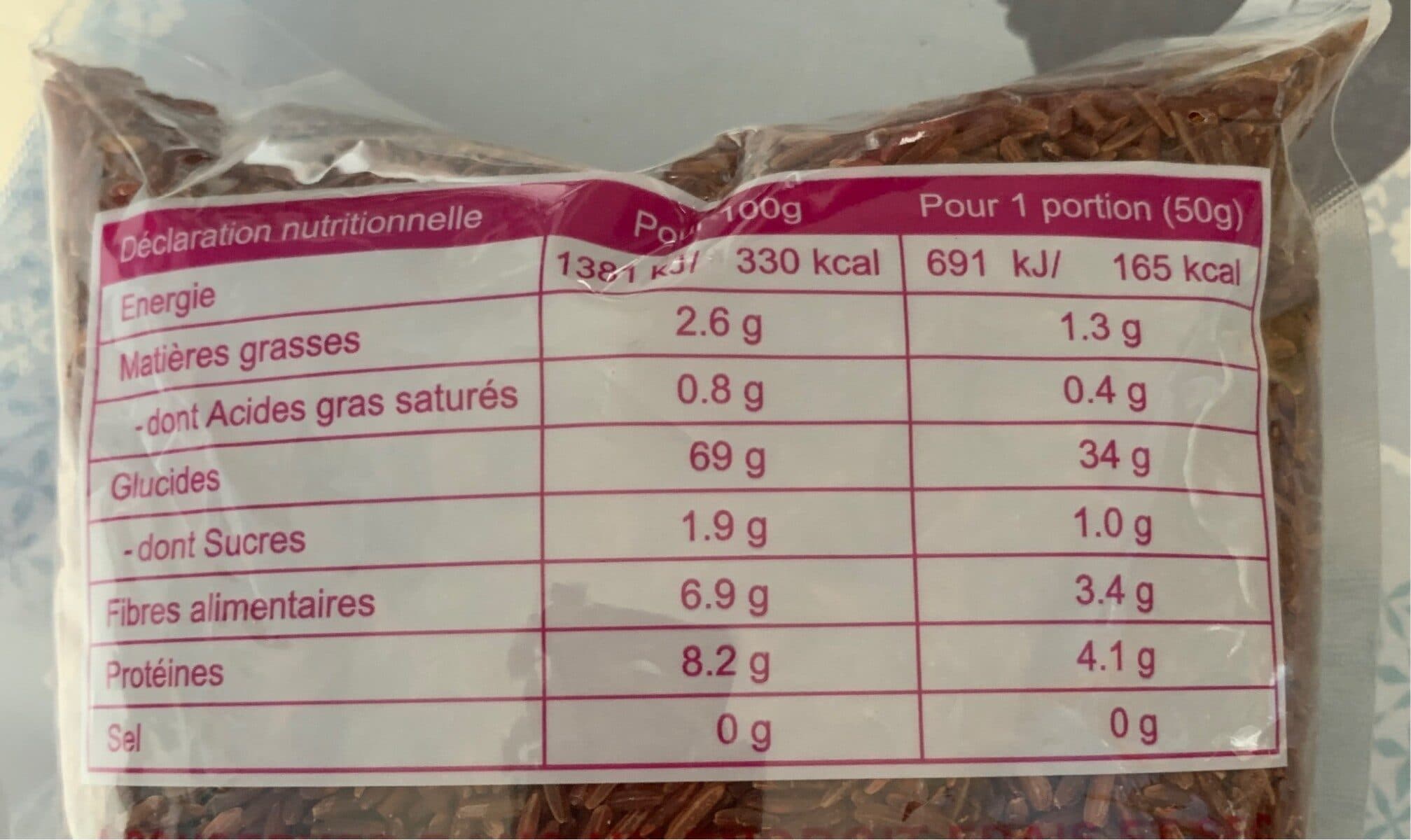 Tang Freres Riz Complet Rouge packshot