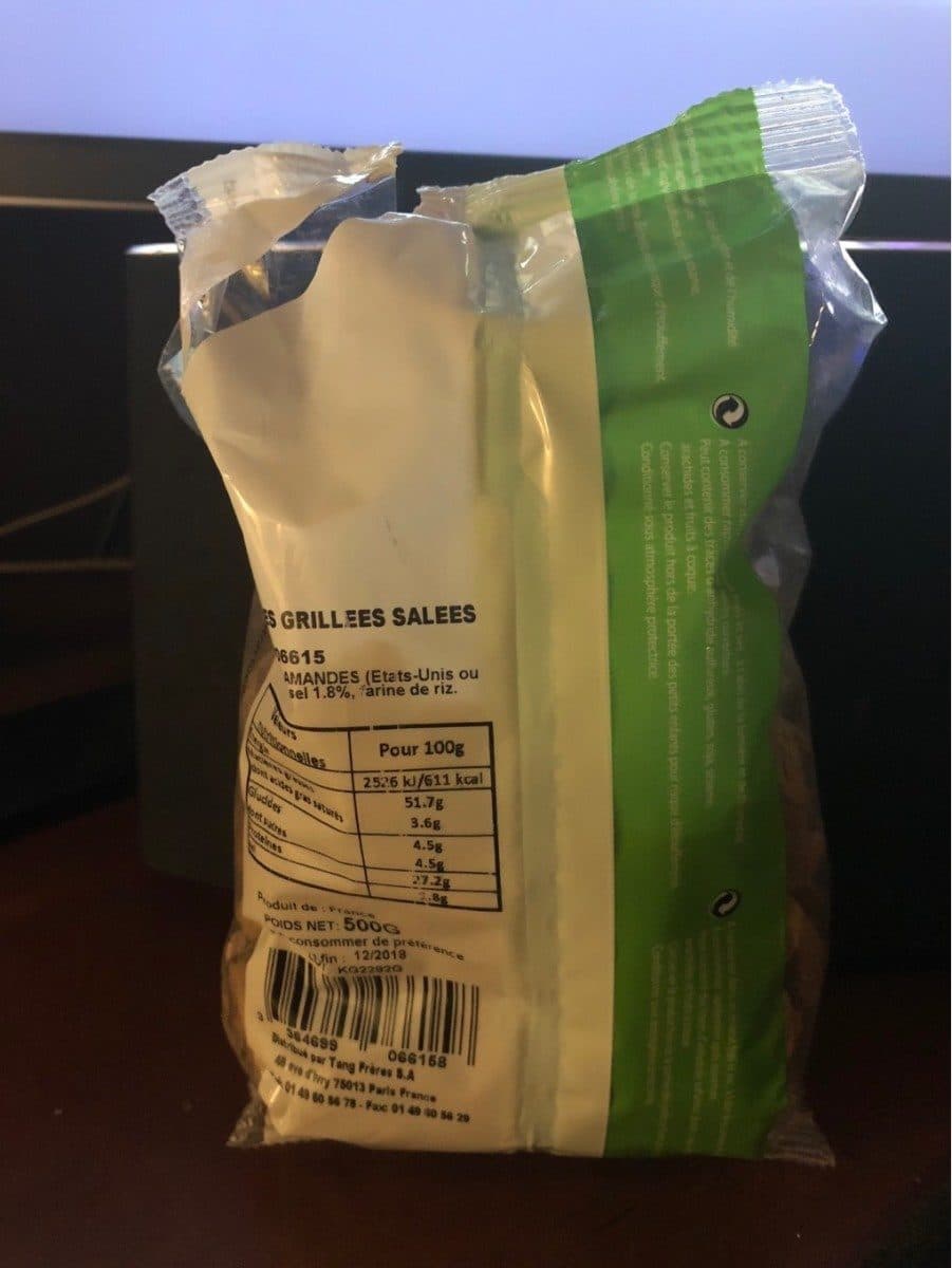 Open Food Facts Amandes grillees salees packshot