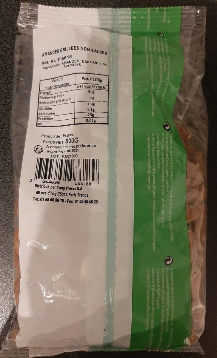 Open Food Facts Amandes grillées non salées packshot