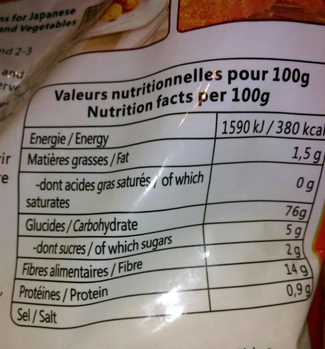 Open Food Facts Panko packshot