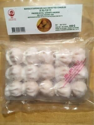Cock Brand Raviolis Vapeur Ha Cao Crevette packshot