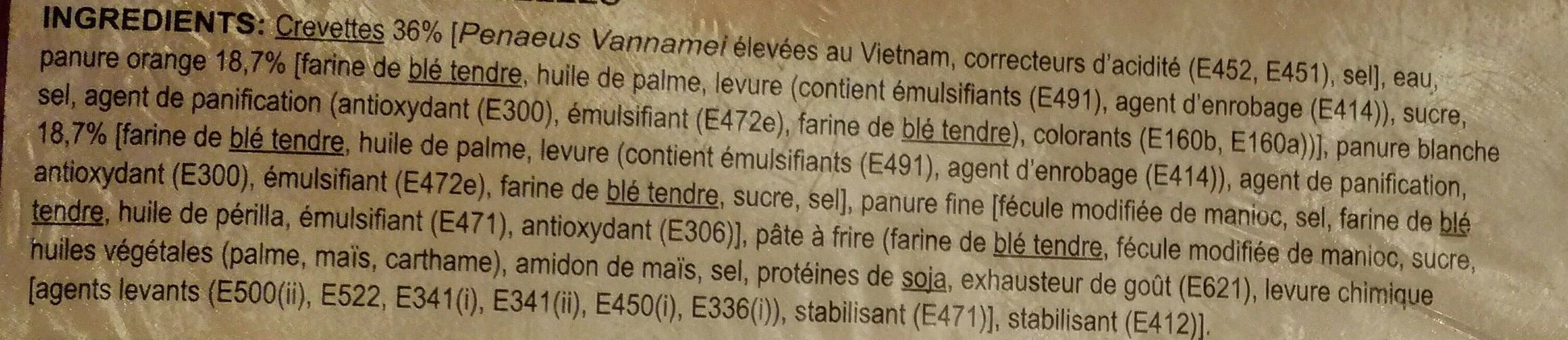 COCK BRAND MARQUE COQ Crevettes panées à la japonaise packshot