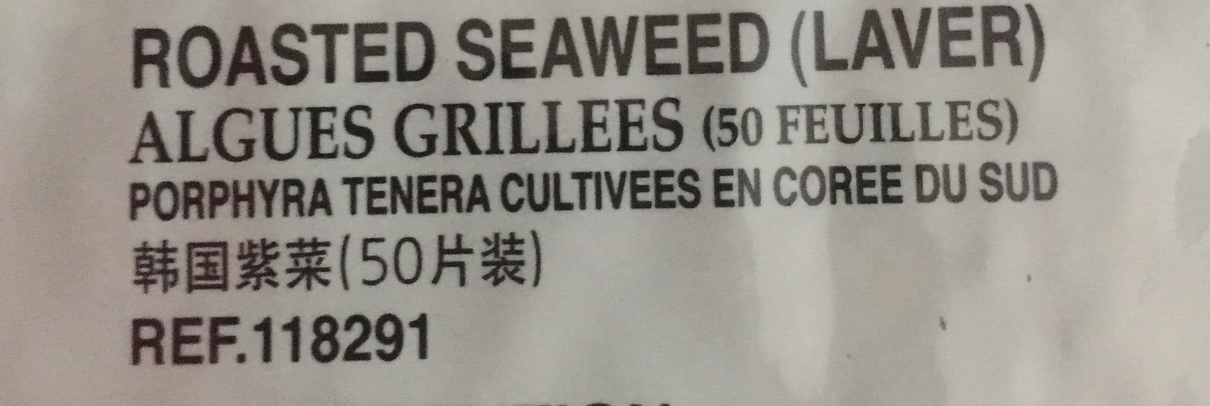 Open Food Facts Roasted Seaweed packshot