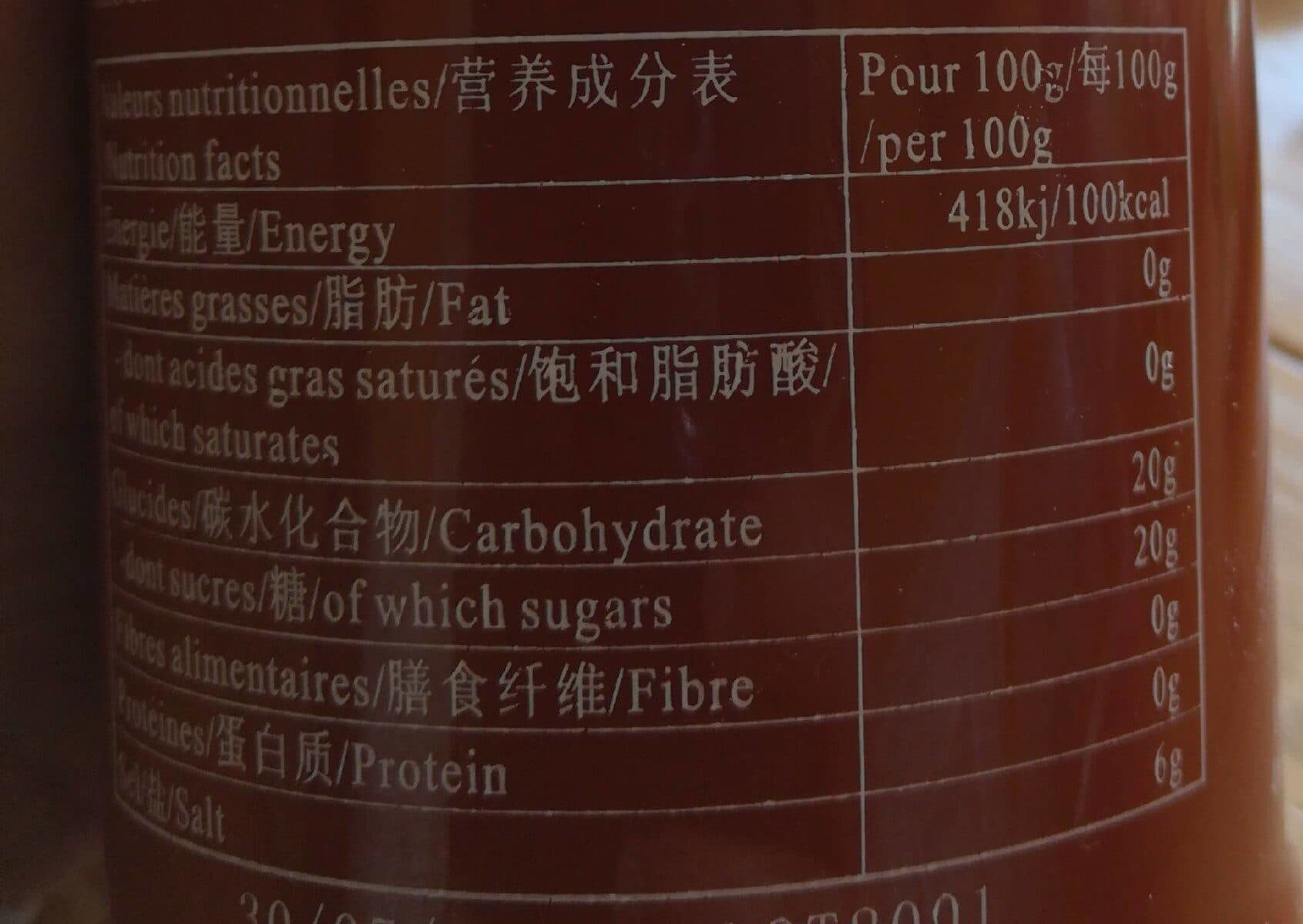 COCK BRAND Sauce de Piment Sriracha packshot