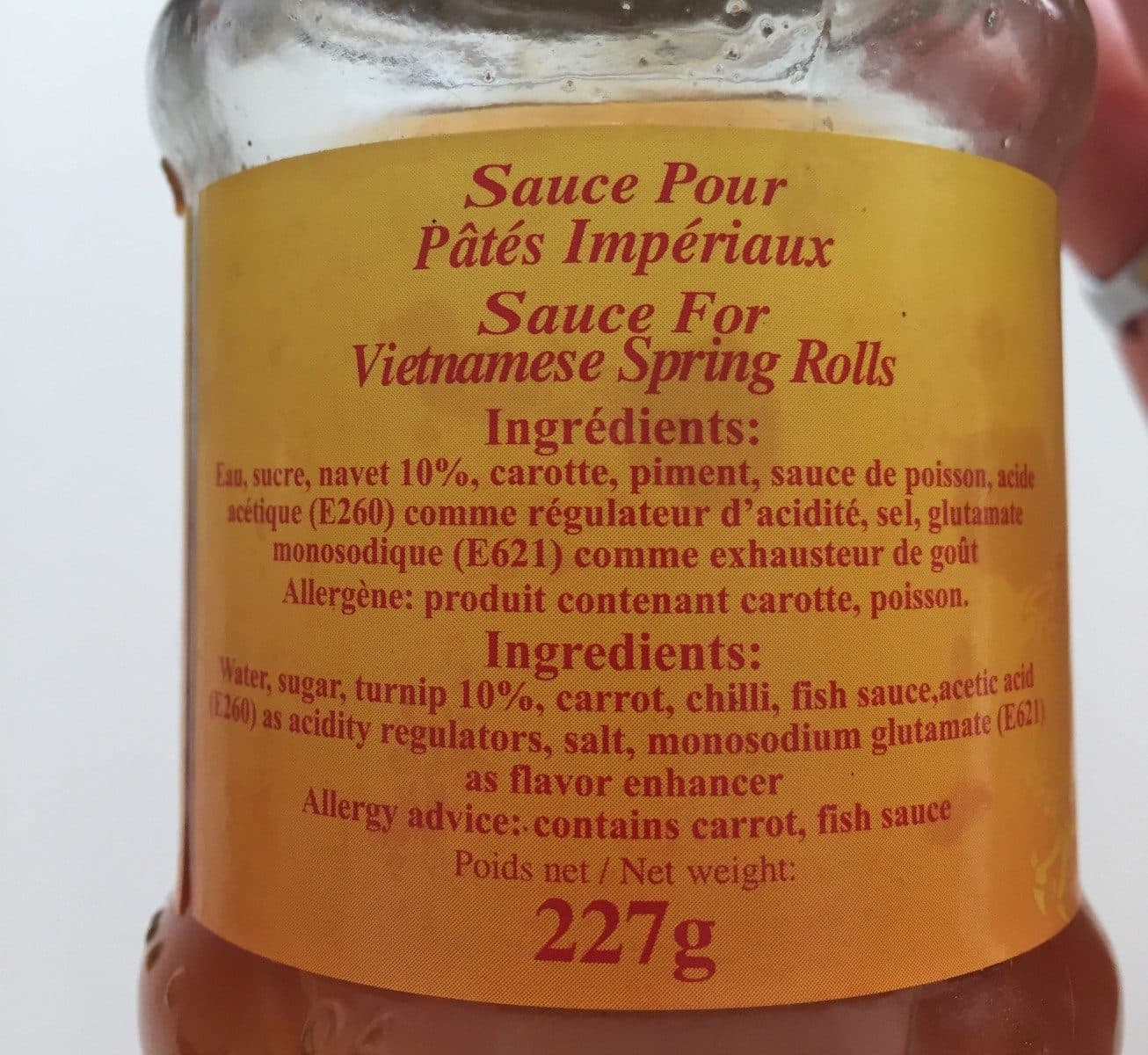 Mo-Ly Sauce pour pâtés impériaux packshot
