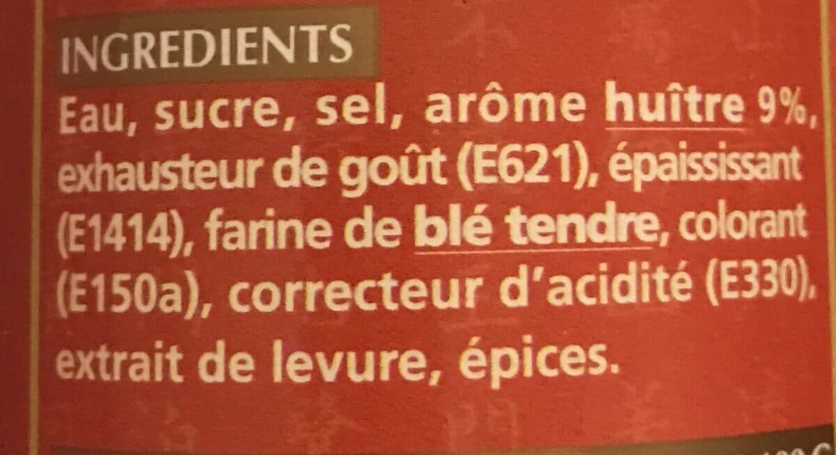 Tang freres Sauce Arôme Huitre packshot