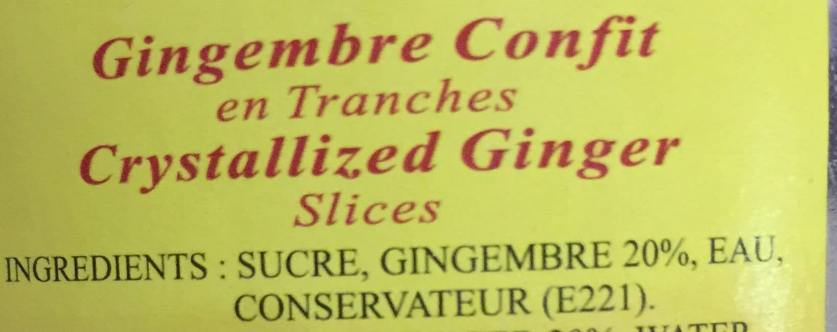Mo-ly Gingembre Confit En Tranches, 150 Grammes, Marque Mo-ly packshot