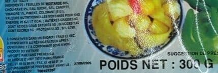 Cock Brand Feuilles de moutarde et chou-rave au vinaigre packshot