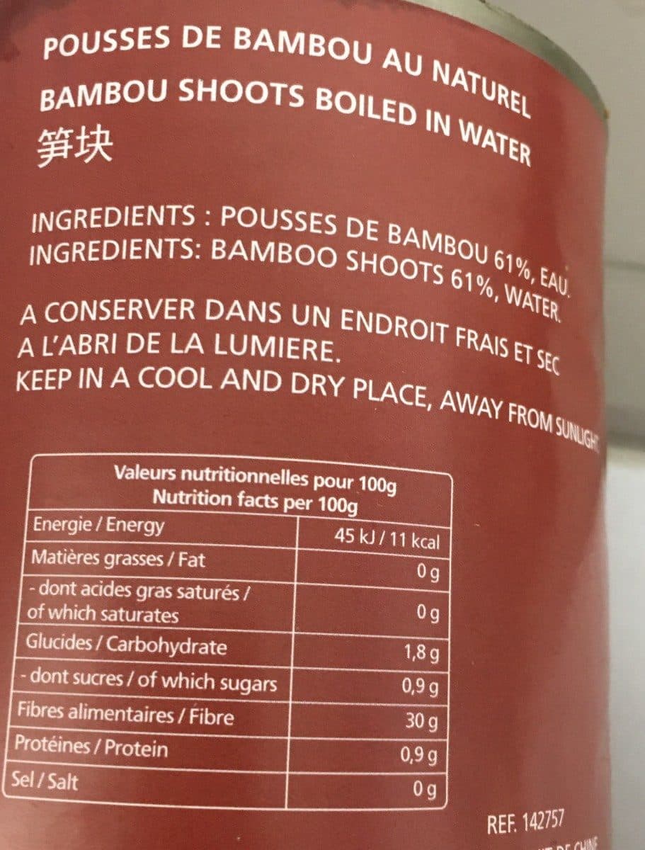 Cock Brand Pousses de bambou packshot