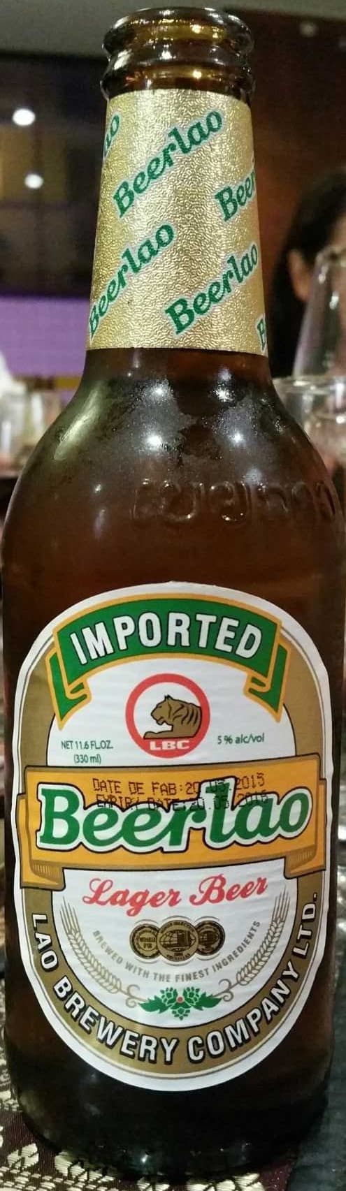 Beerlao Lager beer packshot