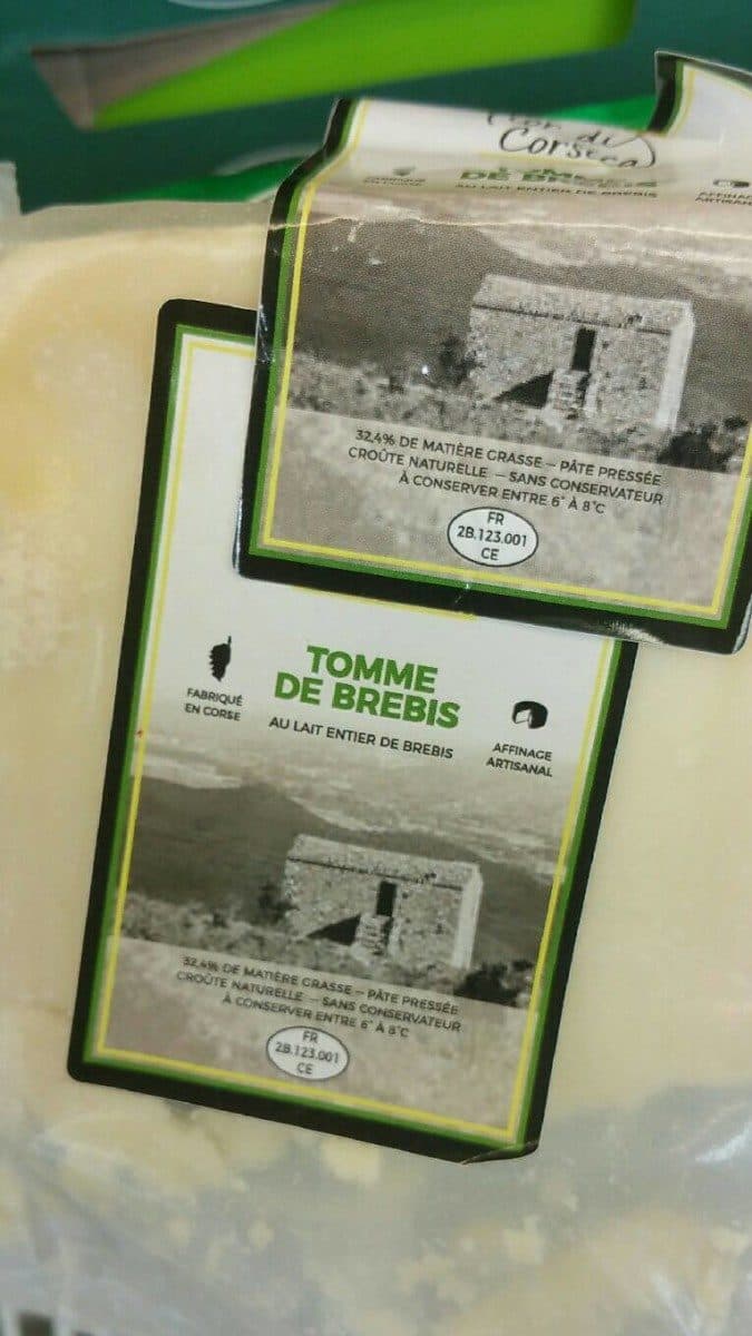 Open Food Facts Tomme de brebis packshot