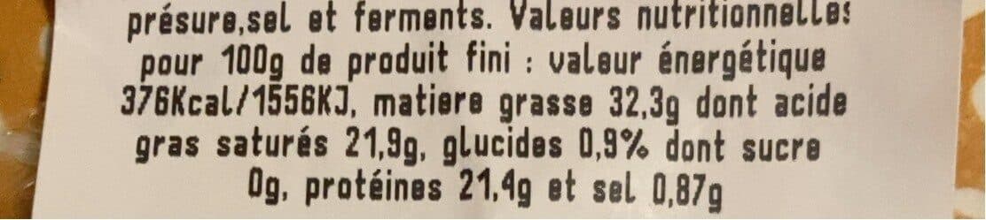 Open Food Facts Fromage de brebis packshot