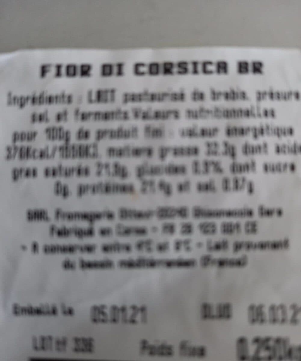 Open Food Facts Fromage de brebis packshot