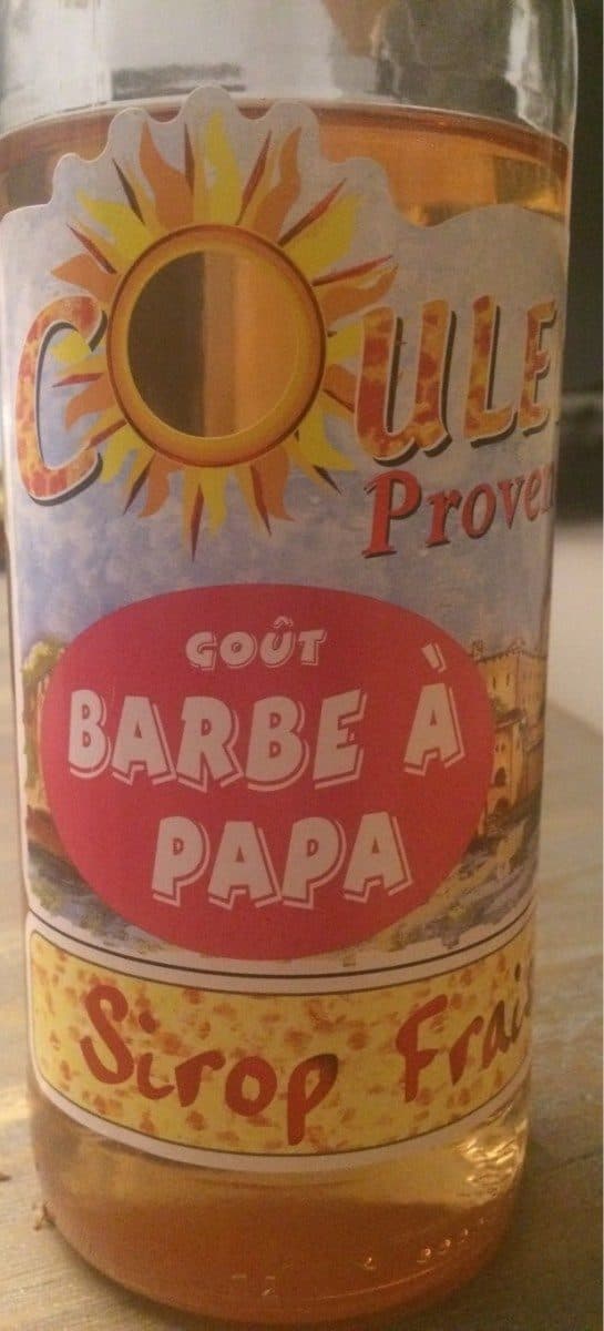 Open Food Facts Sirop fraise (barbe à papa) packshot