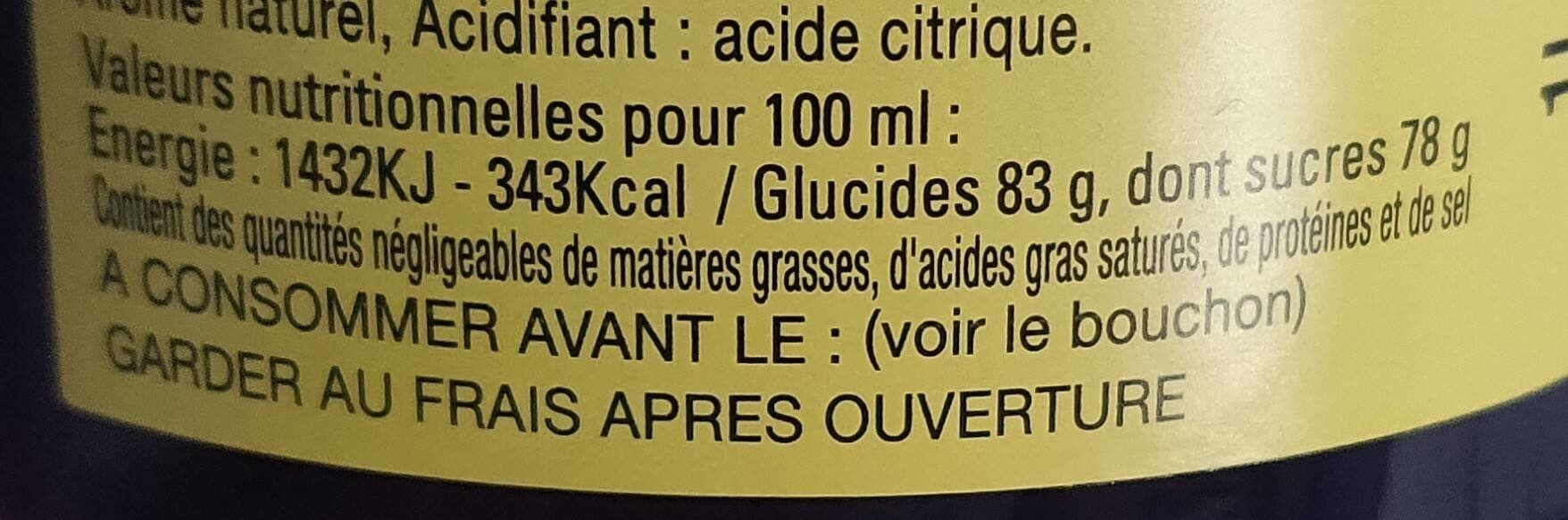 Open Food Facts Sirop de framboise packshot