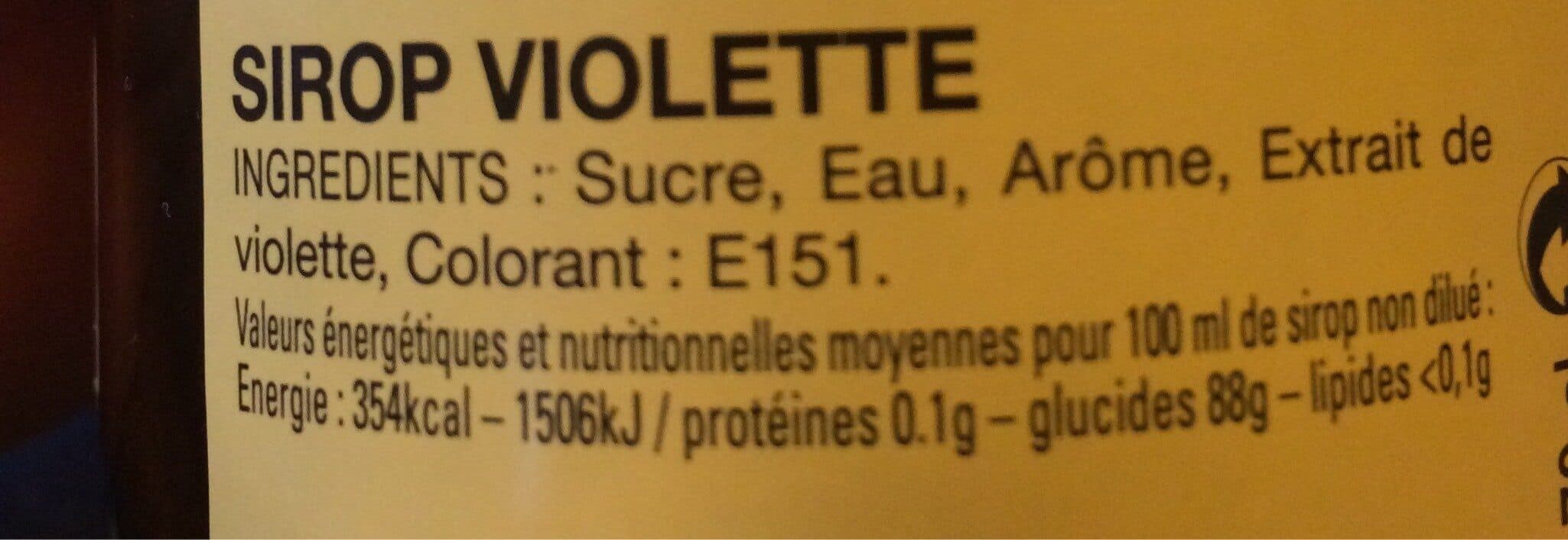 Couleur Provence Sirop violette packshot