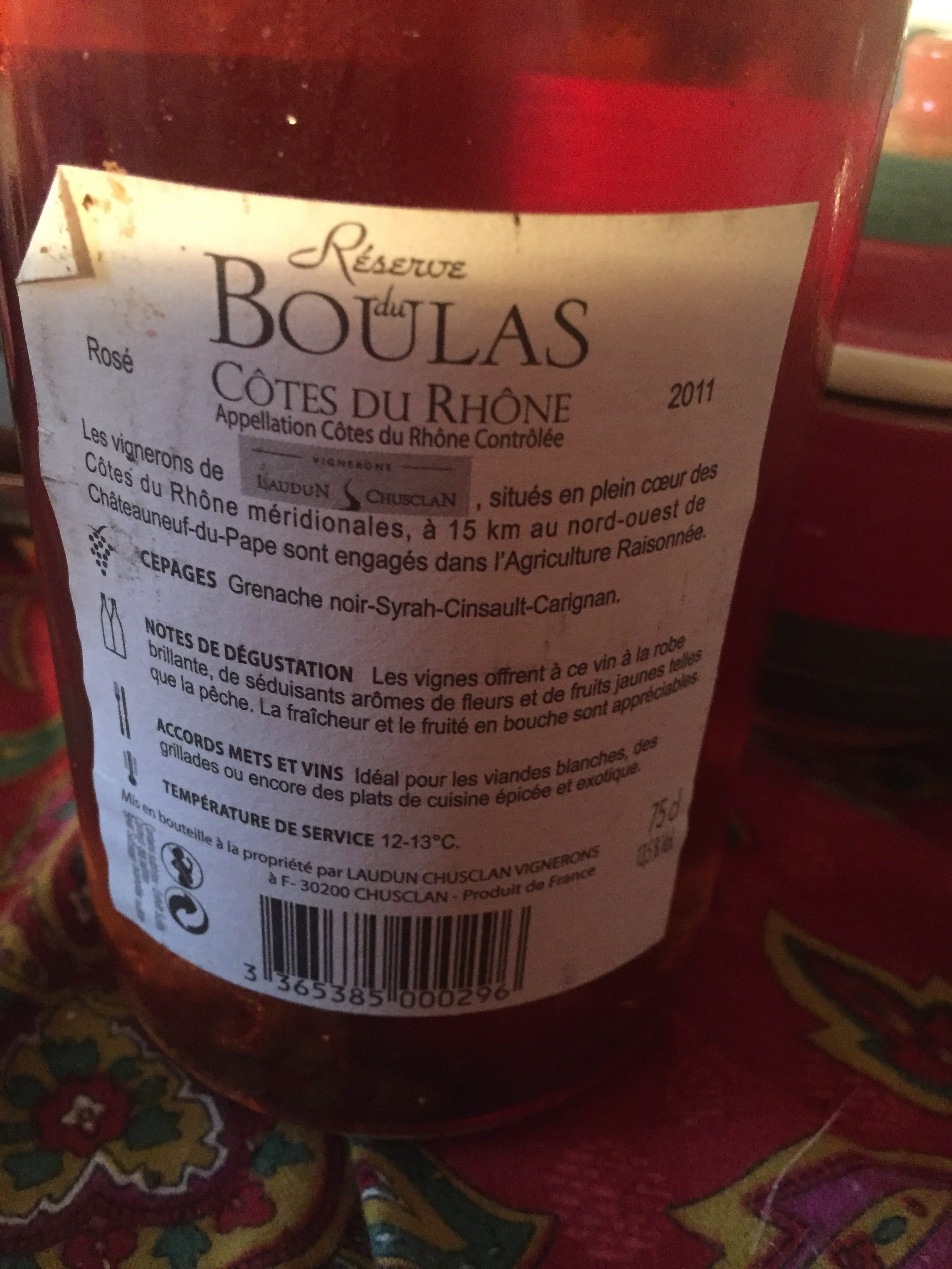 Côtes Du Rhône Reserve du Boulas packshot