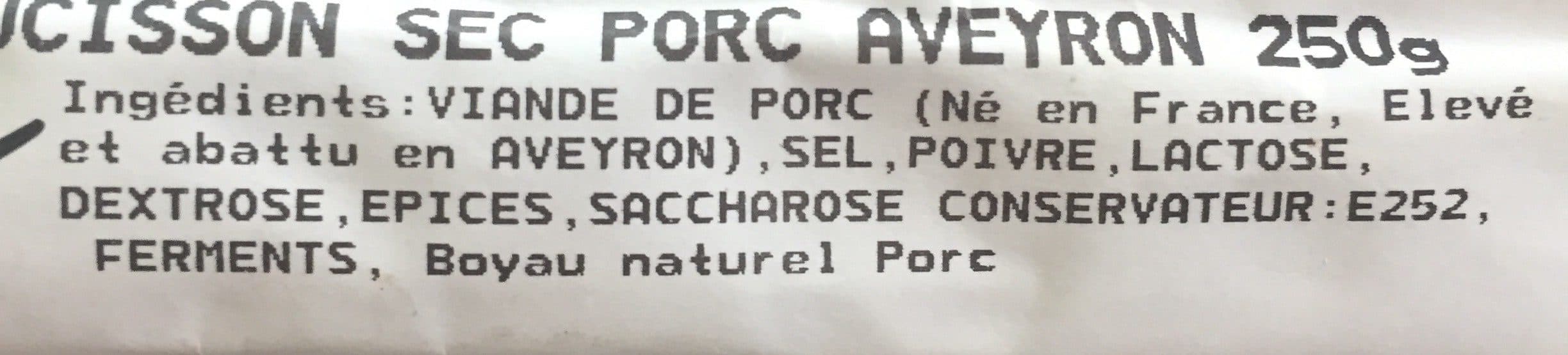 Guy Gance Saucissons traditionnel packshot