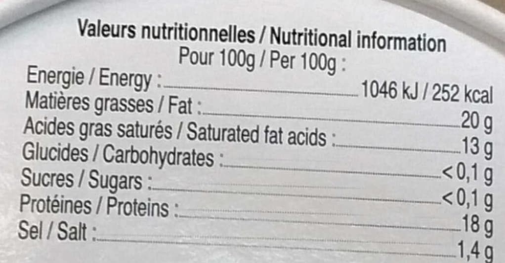 Chavegrand Saveur d'Antan (20% MG) packshot