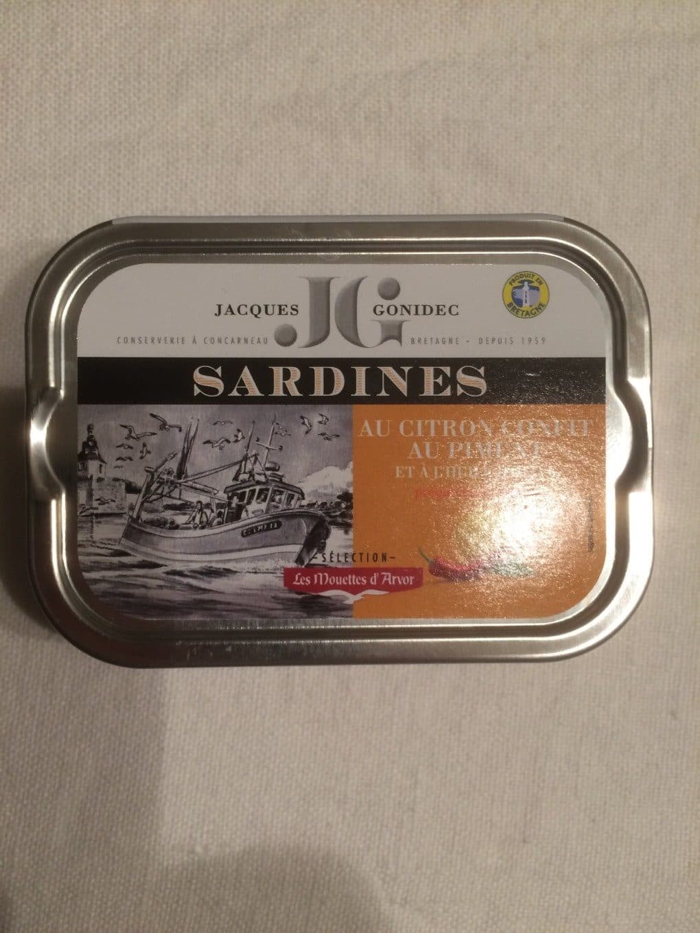 Jacques Gonidec Sardines packshot