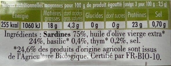 Jacques Gonidec Sardines packshot