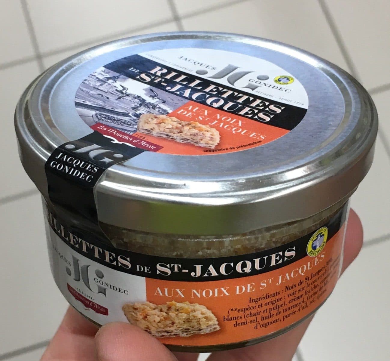 Jacques Gonidec Rillettes de st-jacques packshot