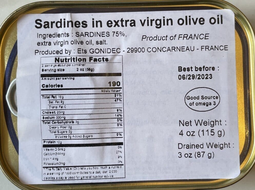 Les Mouettes d'Arvor Sardines huile d'olive vierge extra packshot